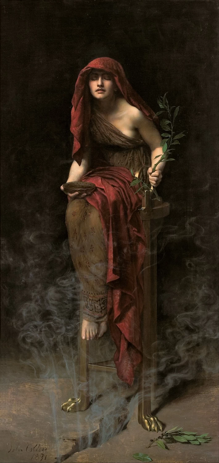 John Collier - La sacerdotessa di Delfi, Art Gallery of South Australia, Adelaide